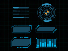 Futuristic user interface illustration