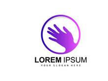 Hand Logo, Teamwork Vector, Team Company Design, Body health, Hand Care, Recycling