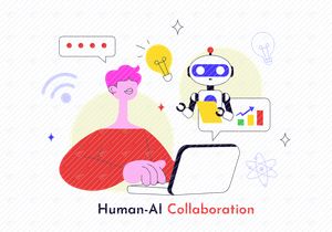 10 Human AI Collaboration Illustration