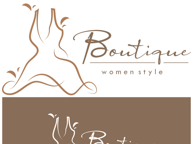 elegant women's fashion logo, clothing, boutique, convection, tailor, garment, business, apparel, fashion designer