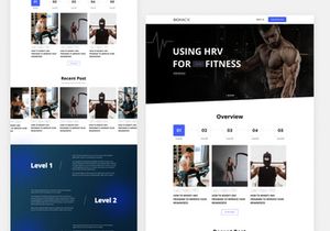 Biohack - Gym & Fitness Figma Template