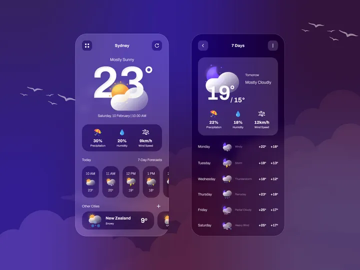 Weather Forecast App illustration