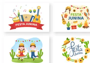 17 Festa Junina or Sao Joao Celebration Illustration