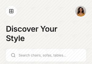 Modern Furniture App UI/UX Design – Minimal & Premium Mobile Exp