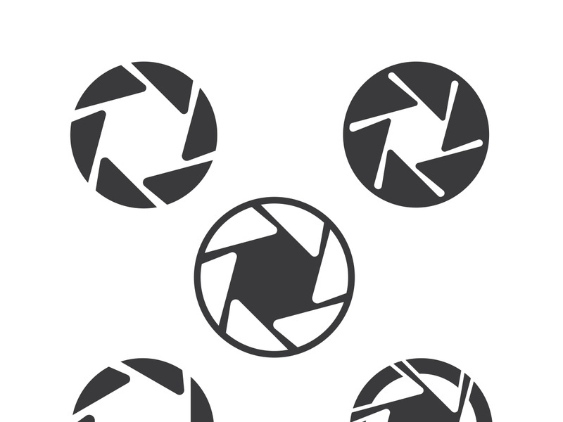 Camera vector icon illustration design template