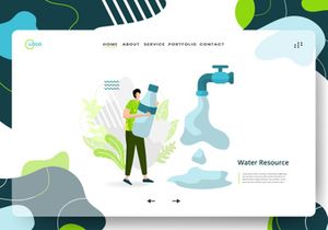 Ecology sets Illustration