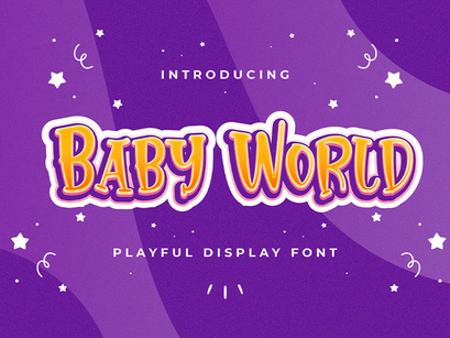 Baby World - Playful Display Font