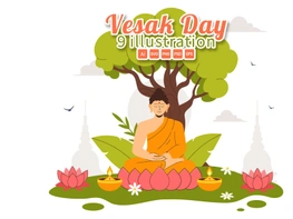 9 Buddhist Vesak Day Illustration preview picture