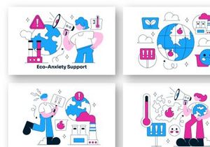 10 Eco Anxiety Support Illustration
