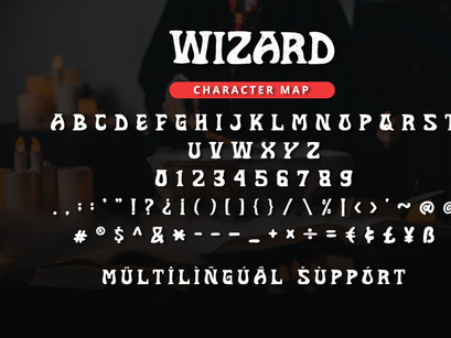 Wizard - Display Font