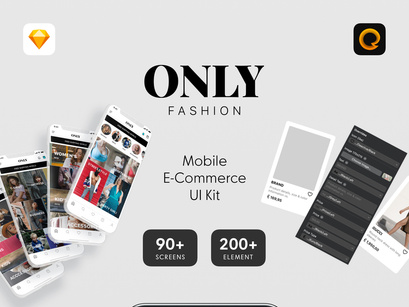 ONLY Fashion Mobile UI Kit