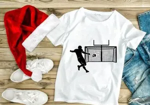 Soccer goalkeeper attempting to block a penalty shot in a football match