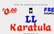 LL KARATULA Free Font