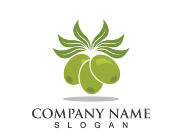 Extra virgin olive oil logo icon design vector illustration preview picture