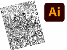 Halloween Coloring Book Page 21