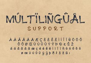 Andovine - Handbrush Typeface