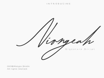 Niongeah | Signature Script preview picture
