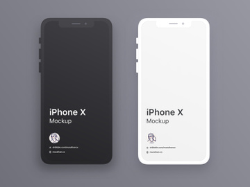 iPhone X Mockups Sketch Resource preview picture