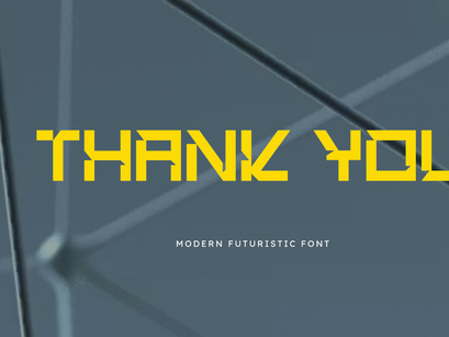 Techno Codex - Modern Futuristic Display Font