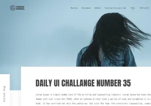 Blog Article Post | Daily UI challenge - Day 035/100
