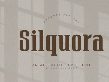 Silquora - Serif Font preview picture