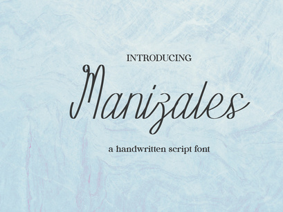 Manizales - Handwritten Font