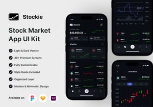 Stokie - Stock Market UI Kit App