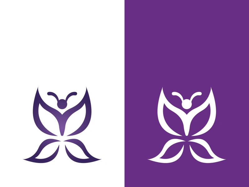 Beauty butterfly vector icon design