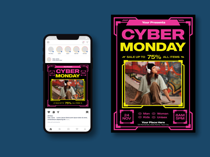 Cyber Monday Flyer