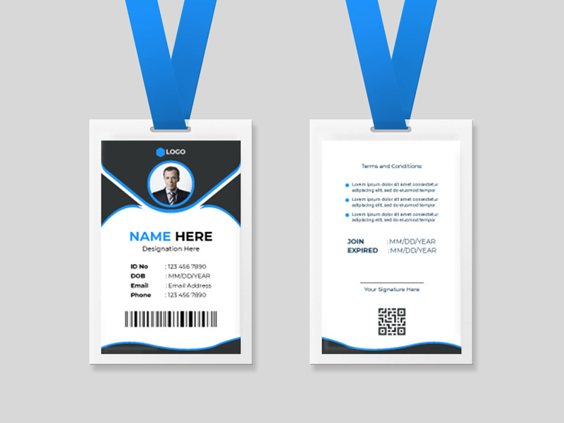 Corporate ID Card Template Ver-10