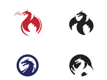 Dragon icon vector illustration design preview picture