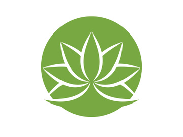 Vegan leaf green eco logo nature preview picture