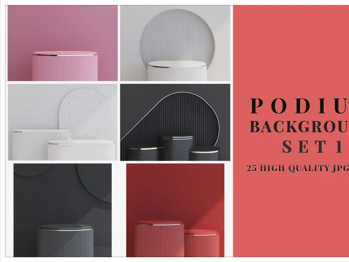 Podium Background Set 1