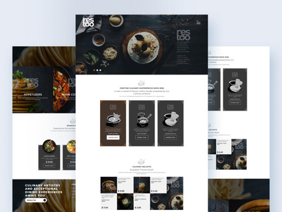 Restoo | Restaurant Landing Page UI Kit