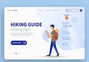 [Vol. 10] Outdoor Activity - Landing Page Illustration