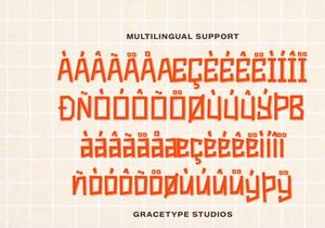 Rumble Block | Hand Drawn Display Font