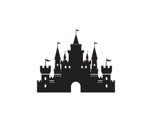 Castle vector illustration icon