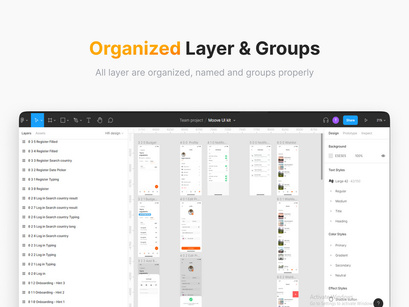 Moove - Travel Itinerary Mobile App UI Kit