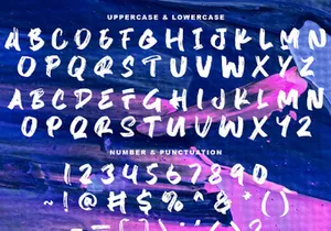 MYTHICAL GLORY - HandBrush Font