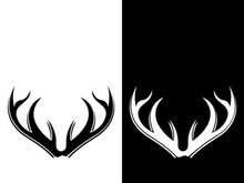 Deer logo template vector icon illustration design