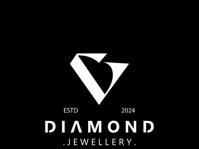 Diamond jewelry Logo, jewelry shop business identity, emblem, creative design