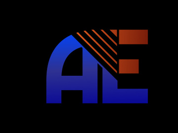 Initial Monogram Letter A E Logo Design Vector. Graphic Alphabet Symbol For Corporate Business preview picture
