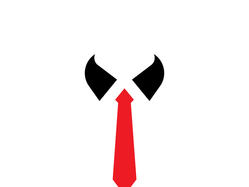 Tuxedo man logo and symbols template