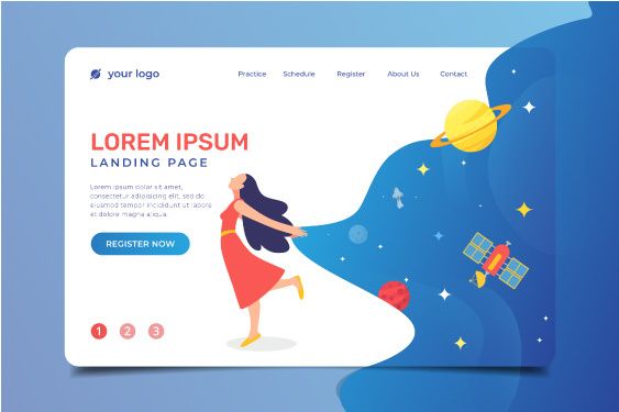 [Vol. 01] Website Illustration set - Landing Page