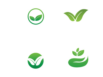 natural leaf logo preview picture