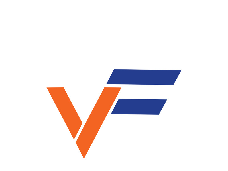 F logo and symbol vector icon app