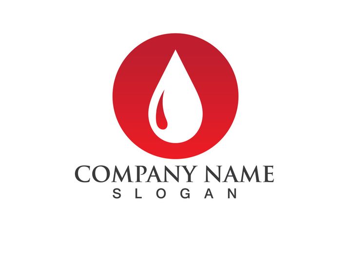 Blood drop donor vector icon
