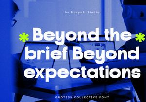 Grotesk Collective - Modern Sans Serif Font