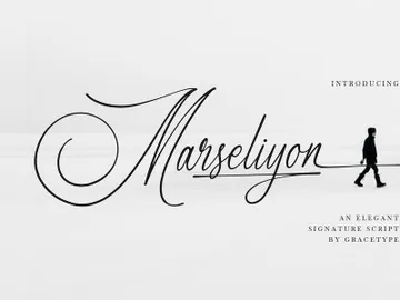 Marseliyon | Elegant Signature Script preview picture