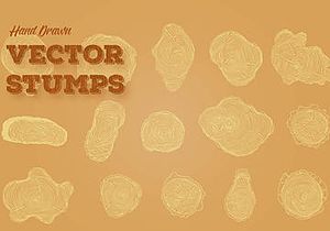 Forest Land Vector Kit: Wood Textures & Seamless Patterns